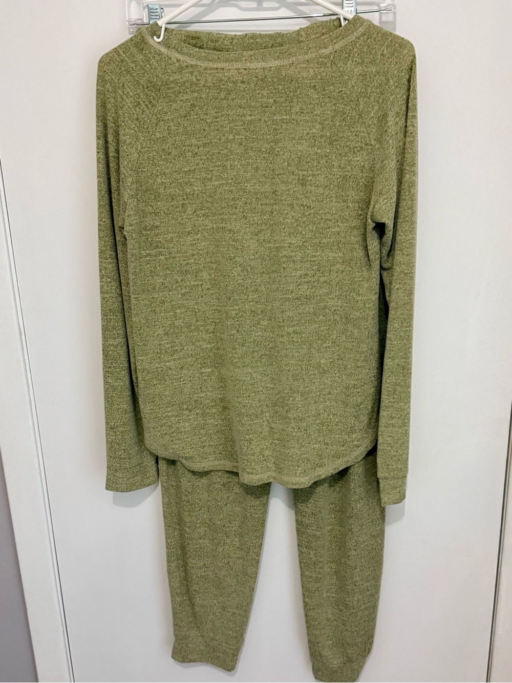 Ekouaer Olive Green Long Sleeve Pajama Set Women’s M - Picture 5 of 14